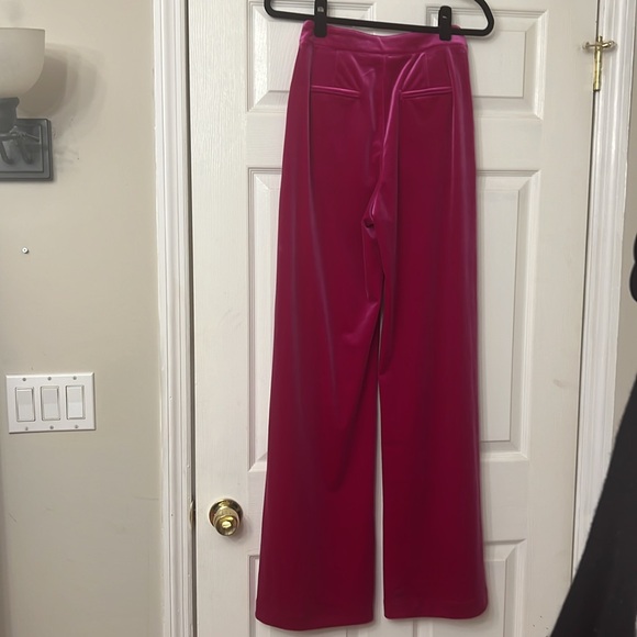 NWT Karina Grimaldi Vanna Hot Pink Pants. XS - Picture 6 of 8